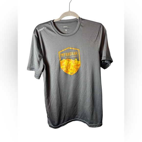 Craft Ragnar Trail Vermont 2019 Performance Tee Gray Men’s M - Picture 1 of 6
